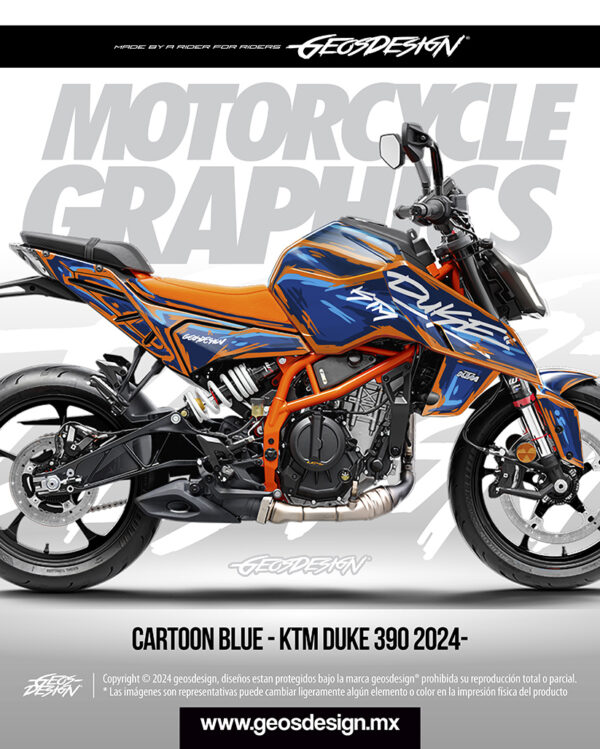 CARTOON KTM DUKE 390 2024 Geosdesign